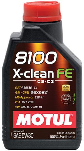 Моторное масло Motul 8100 X-clean FE 5W-30 1л