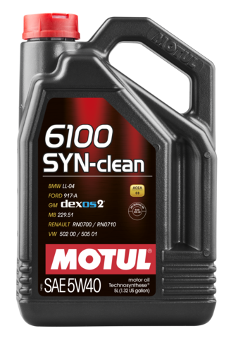 Моторное масло Motul 6100 Syn-clean 5W-40 5л