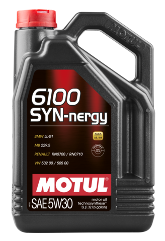 Моторное масло Motul 6100 Syn-nergy 5W-30 5л