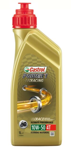 Моторное масло CASTROL 14E94F Power 1 Racing 4T 10W-50 1 л