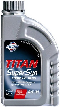 МАСЛО МОТОРНОЕ FUCHS TITAN SUPERSYN LONGLIFE PLUS 0W-30 VW506 01