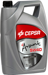 Моторное масло CEPSA AVANT SYNTHETIC 5W-40 4л