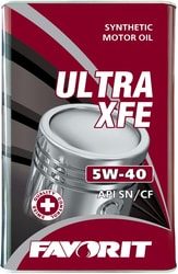 Моторное масло Favorit Ultra XFE 5W-40 metal 4л