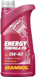 Моторное масло Mannol Energy Formula PD 5W-40 1л