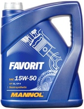 Моторное масло Mannol Favorit 15W-50 5л