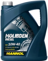 Моторное масло Mannol Molibden Diesel 10W-40 5л