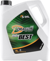 Моторное масло S-OIL DRAGON TURBO BEST 15W-40 4л