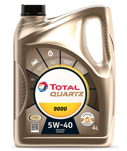 Моторное масло Total Quartz 9000 5W-40 4Л