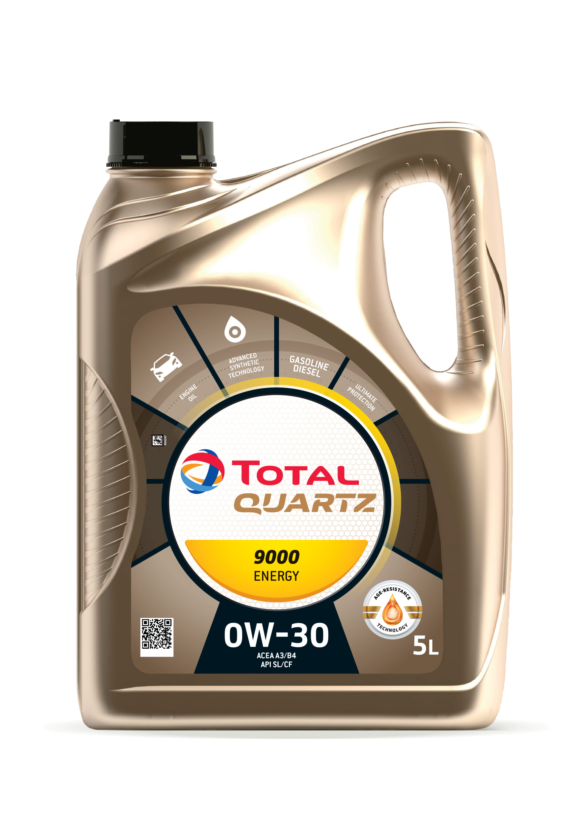 Моторное масло Total Quartz 9000 0W-30 5л