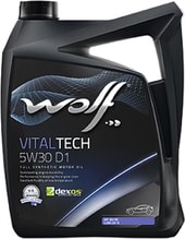 Моторное масло Wolf VitalTech 5W-30 D1 4л