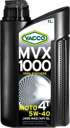 Моторное масло Yacco MVX 1000 4T 5W-40 1л